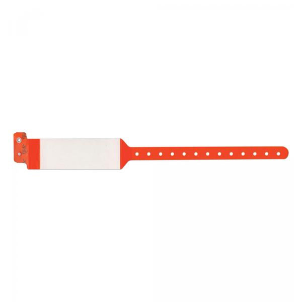 Wristband Identification Polyester Orange Adult 500/Box